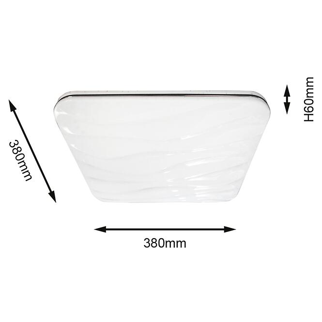 Stropné prisadené svietidlo Wave KW EK76721 25W 4000K PL1,2