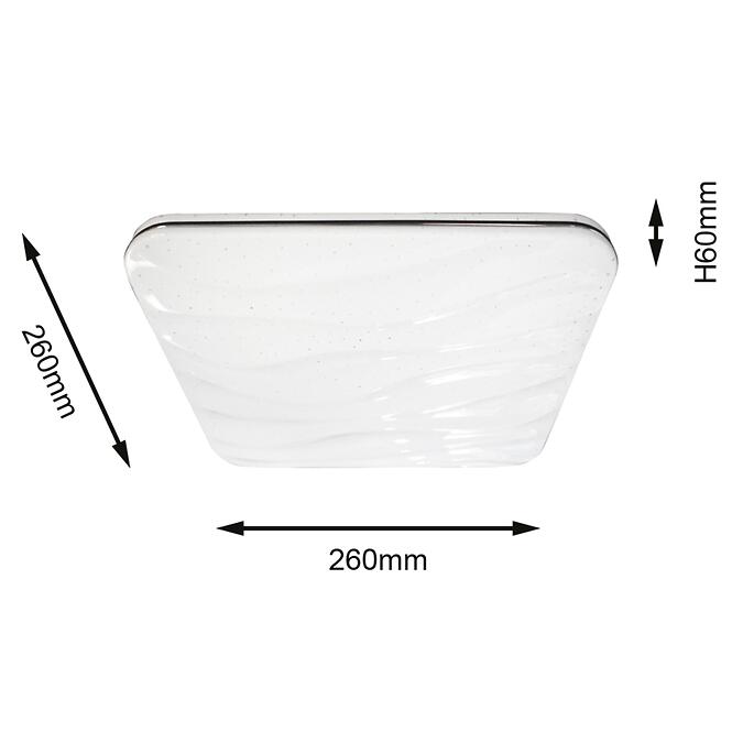 Stropné prisadené svietidlo Wave KW EK76722 13W 4000K SKY PL1