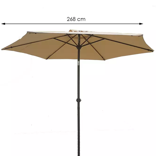 Záhradný slnečník 270 cm
