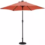 Záhradný slnečník LED 300 cm