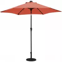 Záhradný slnečník LED 300 cm