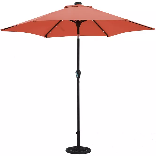 Záhradný slnečník LED 300 cm