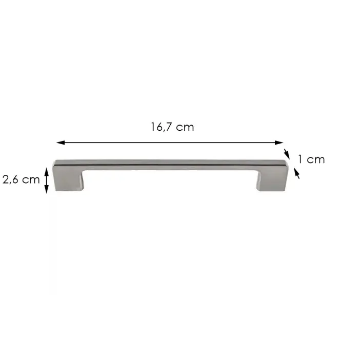 Rukoväť  chróm Inox Uz-819160-06 Inox (160),2
