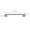 Rukoväť  chróm Inox Uz-819320-06 Inox (320),2