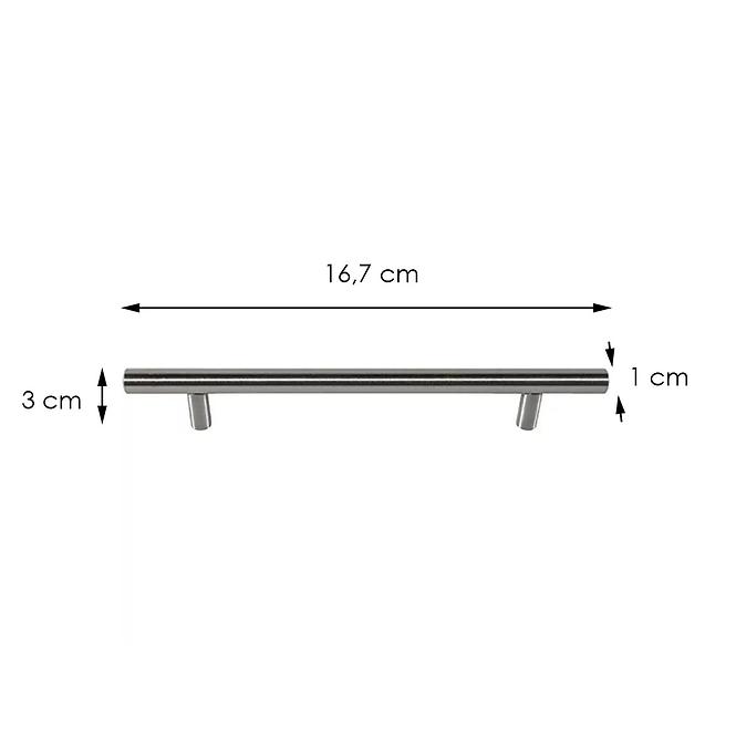 Rukoväť  nikel Kartáčovaný Reling Re-10-0160-G0007 R160