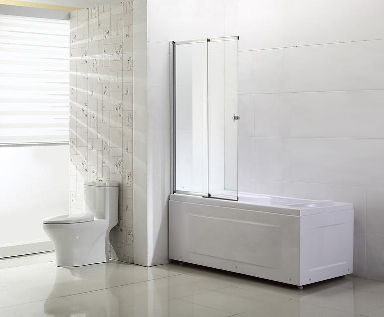 Vaňová zástena FLEX 140X82 CHROM,3