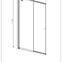 Vaňová zástena FLEX 140x82 cm čierna,4