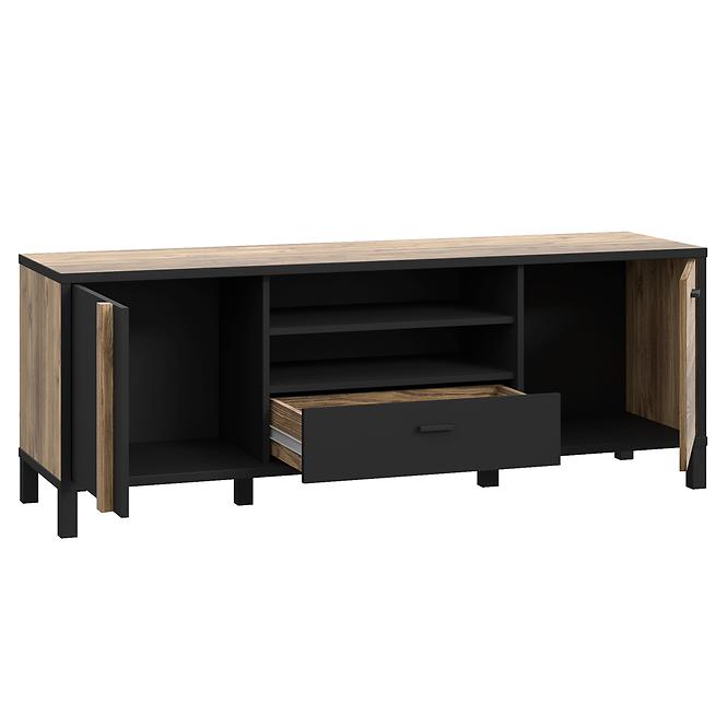 TV stolík Haruki Alpský Smrek/čierny 042025