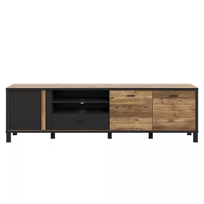TV stolík Haruki  Alpský Smrek/čierny,2