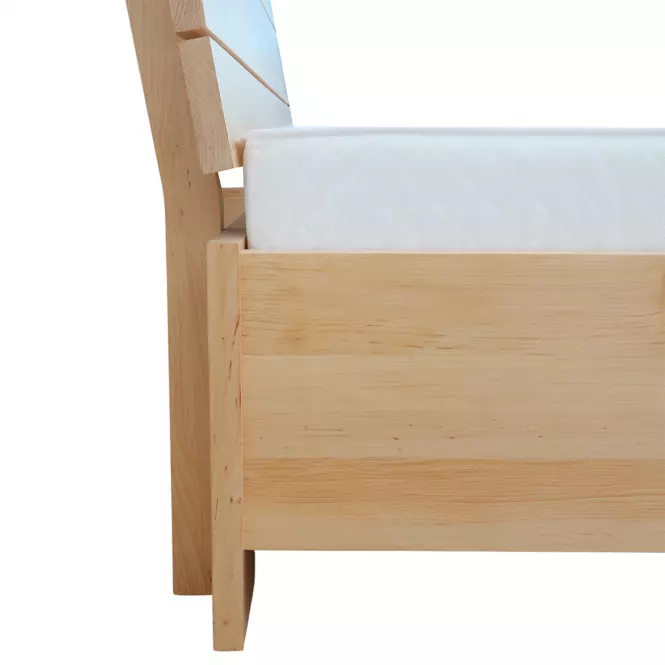Posteľ drevené  Halden Plus 160x200 prírodná jelša,5