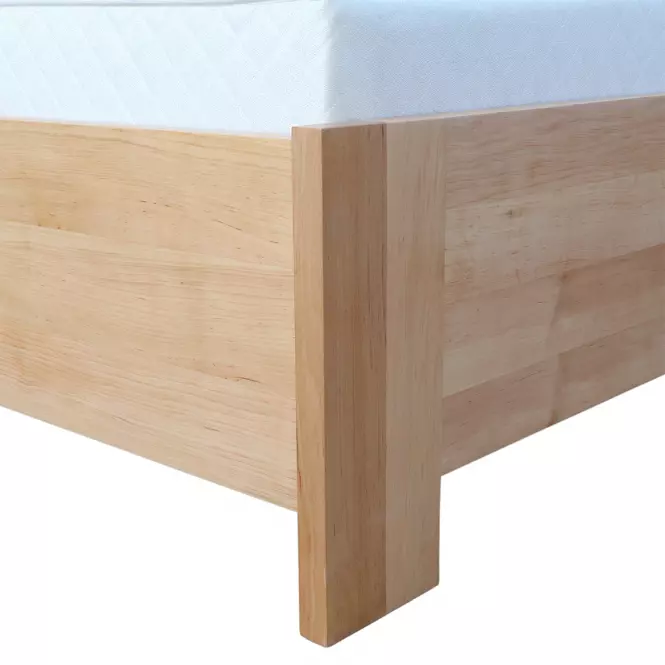 Posteľ drevené  Halden Plus 160x200 prírodná jelša,6