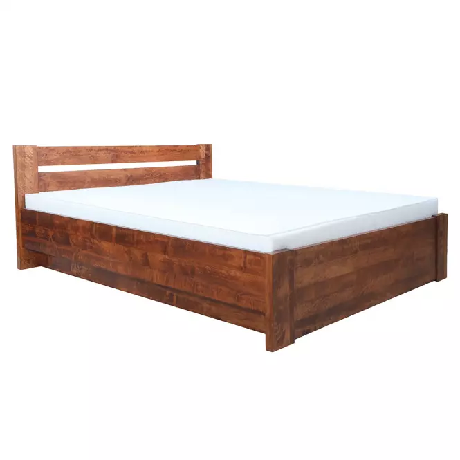 Posteľ drevené Drewniane Lulea Plus 160x200 Farba orech