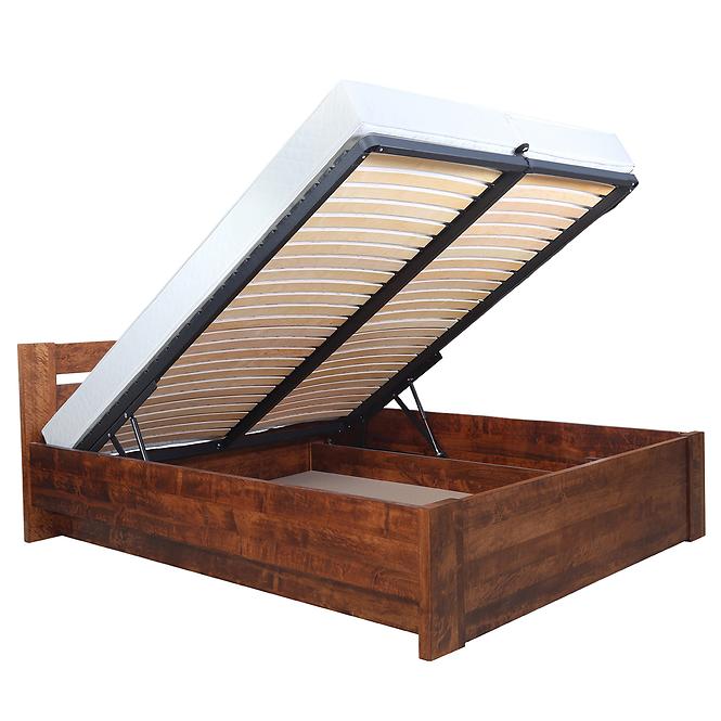 Posteľ drevené Drewniane Lulea Plus 160x200 Farba orech