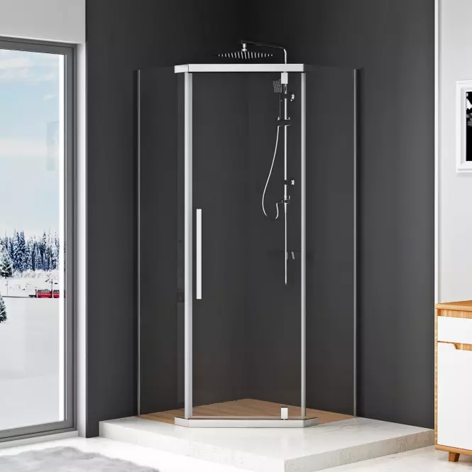 Sprchový kút TOTO 90x90x190 chróm,3