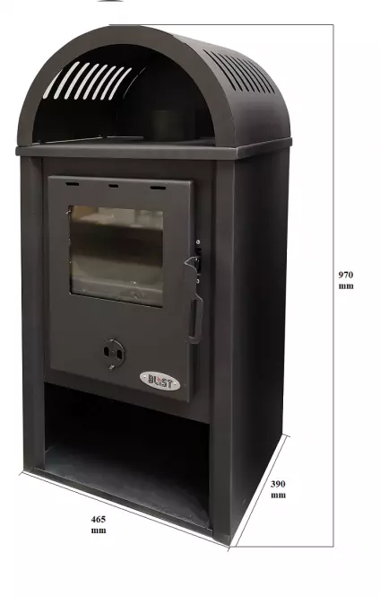 Krbové kachle B10 9,7 kW,5