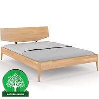 Posteľ drevené Buk Skandica Sund/120x200/prírodná