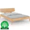 Posteľ drevené Buk Skandica Sund/120x200/prírodná