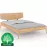Posteľ drevené Buk Skandica Sund/140x200/prírodný