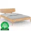 Posteľ drevené Buk Skandica Sund/140x200/prírodný