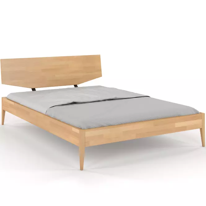 Posteľ drevené Buk Skandica Sund/140x200/prírodný