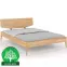 Posteľ drevené Buk Skandica Sund/160x200/prírodný