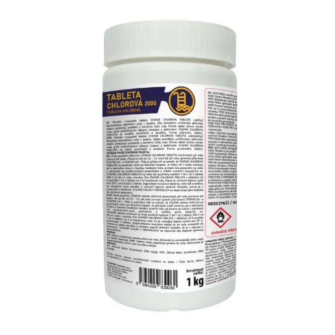 Stapar Chlórová tableta veľká 1 kg,2