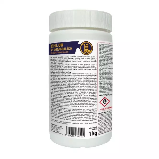 STAPAR Chlór v granulách 1 kg,3