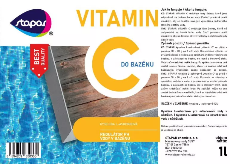 STAPAR Vitamín C 1 l