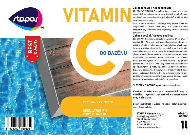 Stapar vitamín c 1 l