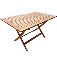 Drevený obdĺžnikový stôl 130x80x72 cm