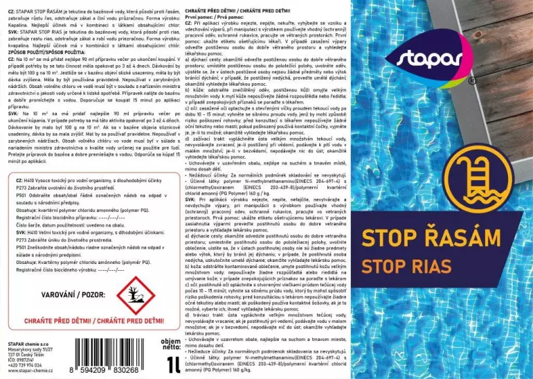 STAPAR Stop rias 4 L