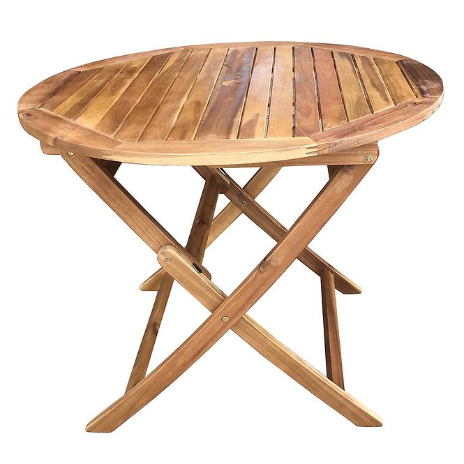Drevený okrúhly stôl 190x72 cm