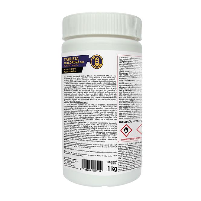 STAPAR Chlórová multitableta malá 1 kg,2