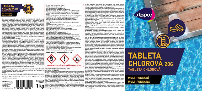 STAPAR Chlórová multitableta malá 1 kg