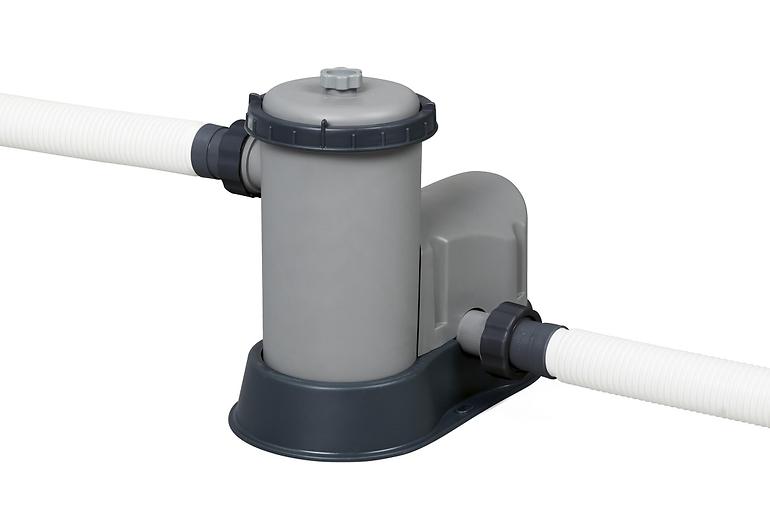 Bazén rámový s filtráciou rattan/doska 4,88x1,22 m 56725