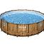 Bazén rámový s filtráciou rattan/doska 4,88x1,22 m 56725,5
