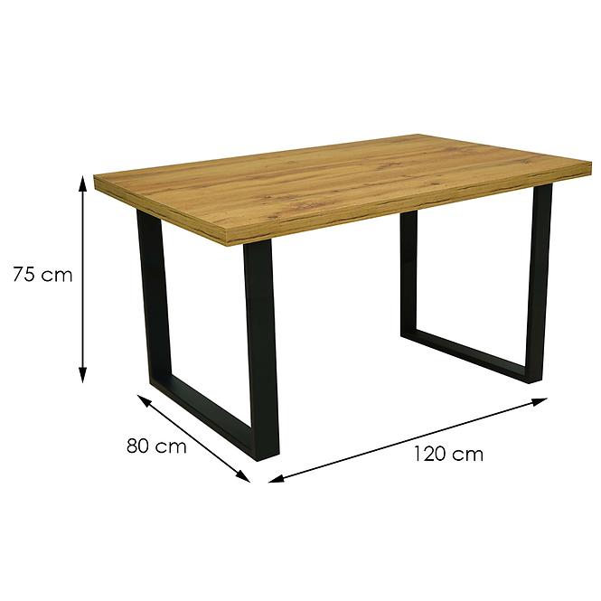 Stôl Kamel St-27 120x80 Dub Wotan