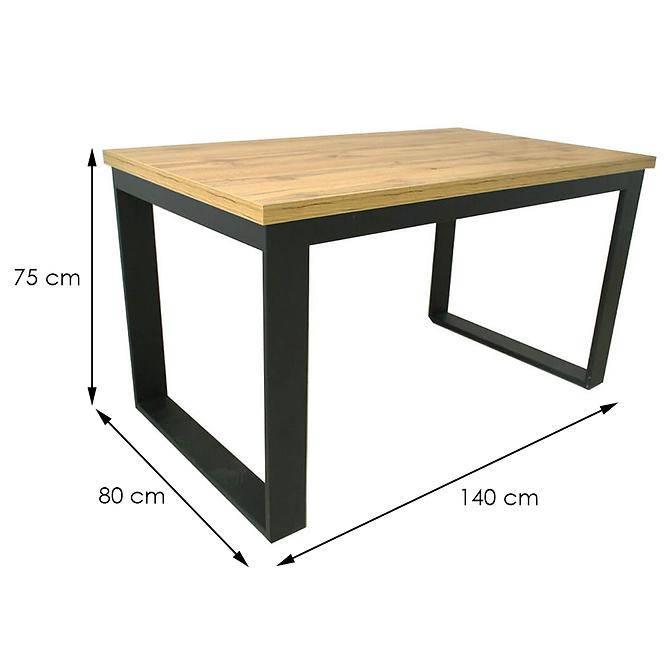 Stôl Koliber St-29 140x80 Dub Wotan