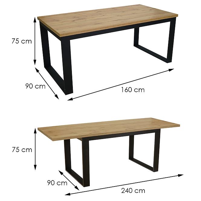 Rozkladací stôl Iris St-29 160/240x90cm Dub Wotan
