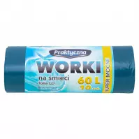 Vrecia na smeti Super silné praktické 60 l 10 ks.