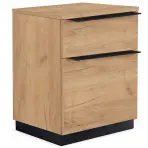 Nočny stolík Orlando 1 zlatý craft