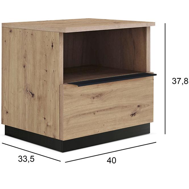 Nočny stolík Orlando Artisan,2