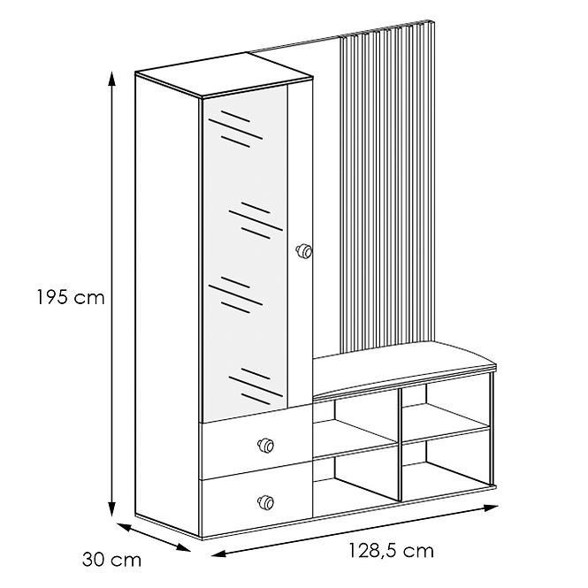 Predsieňový nábytok Cali artisan