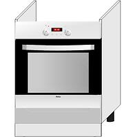 Kuchynská skrinka Zoya Dk60 svetlosivá mat/biely Kuchynská skrinka Zoya Dk60 svetlosivá mat/biely