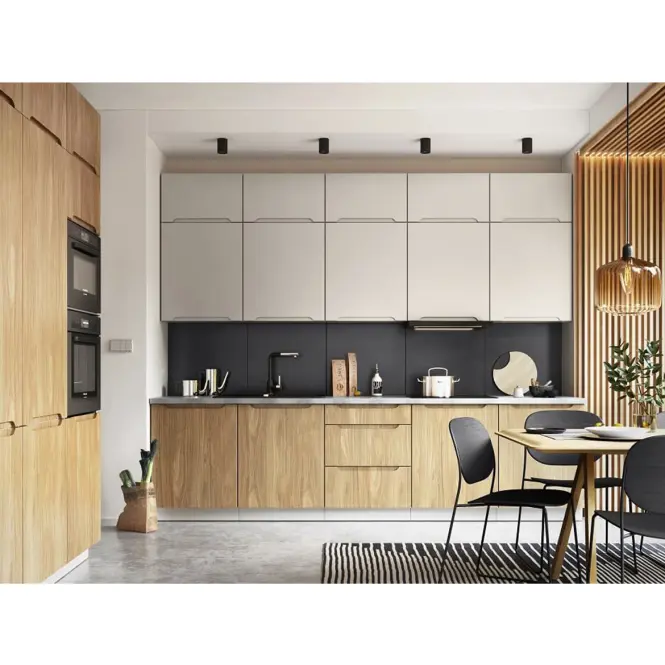 Kuchynská skrinka Zoya Dk60 svetlosivá mat/biely,4