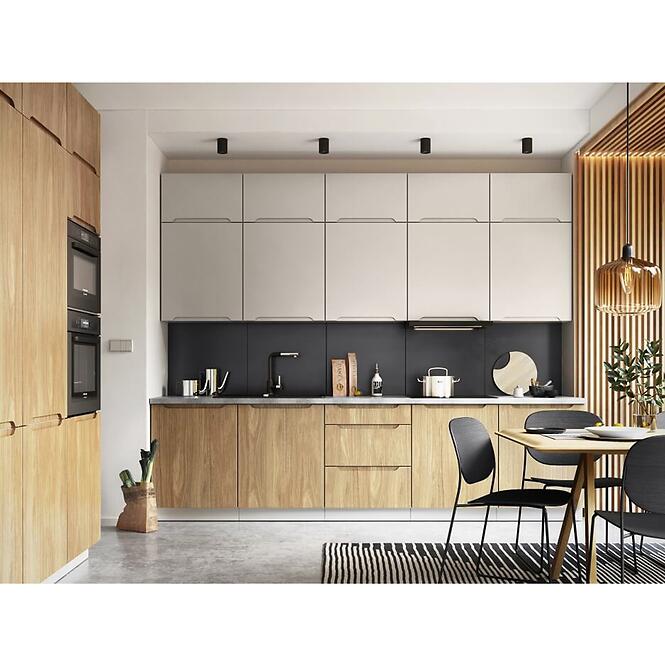 Kuchynská skrinka Zoya Dk60 svetlosivá mat/biely,4