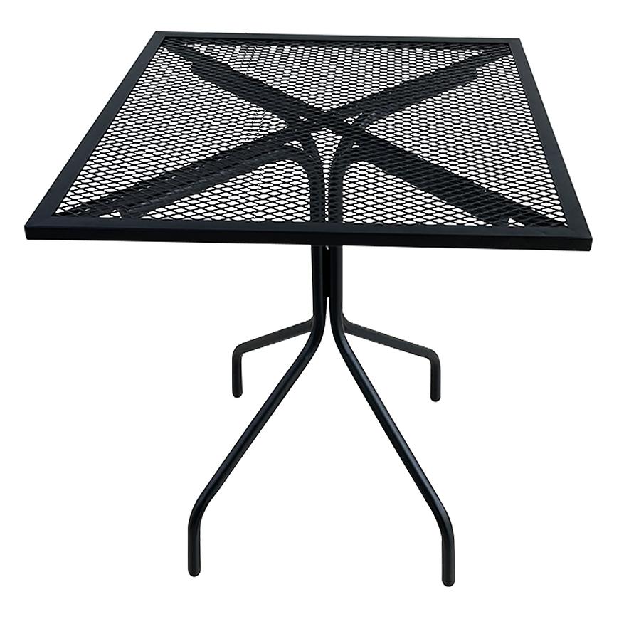 Kovový stôl čierna 60x60x71cm