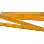 Drevený skladací meter žltý 1 m 3041