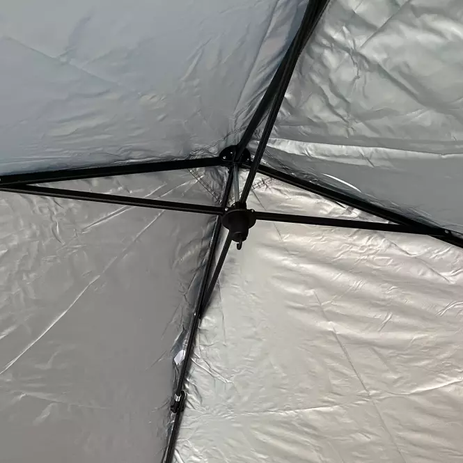 Záhradný pavilón 2.4x2.4x2.7 m modrý,5