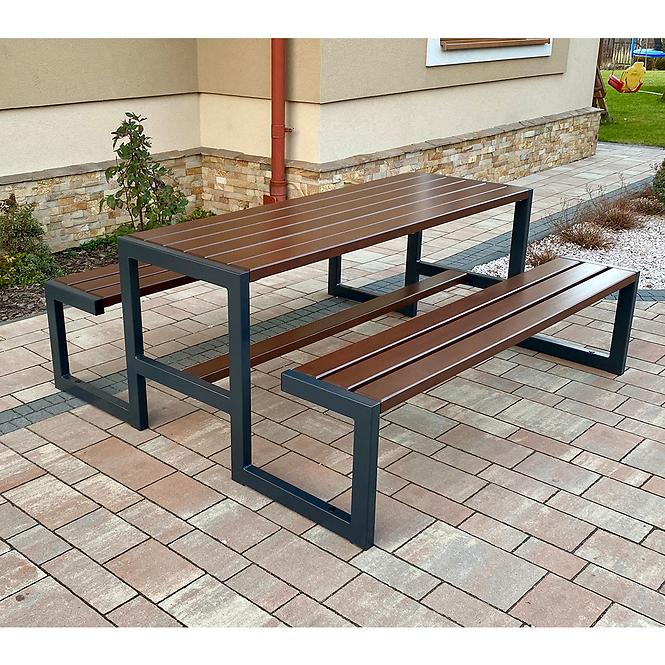 Záhradný komplet Picknick Grande palisander